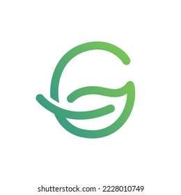 Logo Initial Letter G Alphabet Leaf Stock Vector Royalty Free 2228010749 Shutterstock