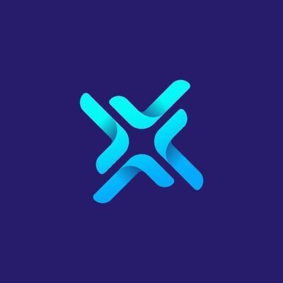 Logo chữ X 3D
