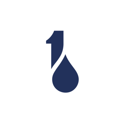 One Drop Foundation Logo Number Number 1 Logo