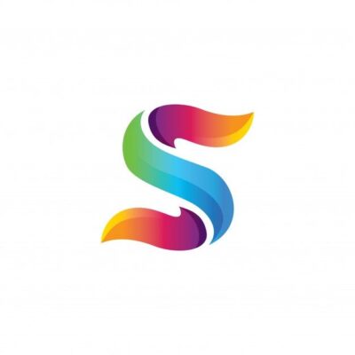 Premium Vector Abstract colorful s letter logo in gradient color