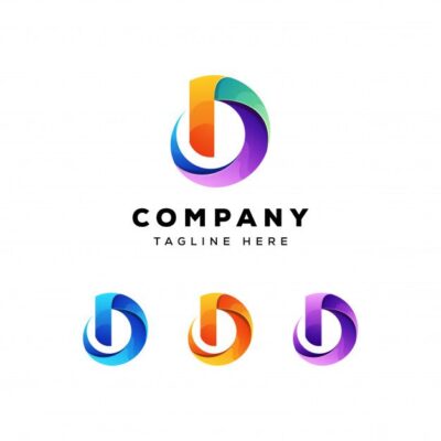 Premium Vector Colorful letter d logo template