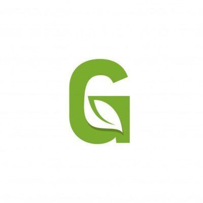Premium Vector Letter g with leaf logo