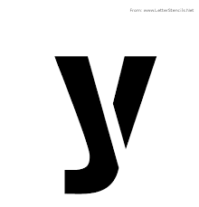 The letter y