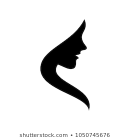 Women Girl Face Vector Logo Stock Vector Royalty Free 1050745676 Shutterstock