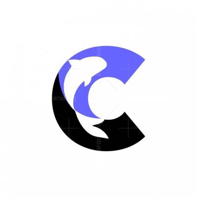 letter C fish Logo