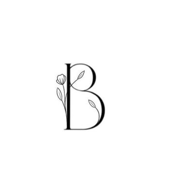 Logo chữ B kết hợp hình hoa