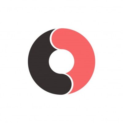 Логотип круга o логотип Премиум векторы