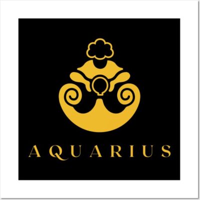 Aquarius Astrology Wall And Art Print