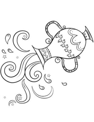 Aquarius Zodiac Sign coloring page Free Printable Coloring Pages