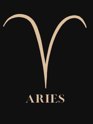 Aries Zodiac Sign Gold Essential T Shirt for Sale by ChooseYours