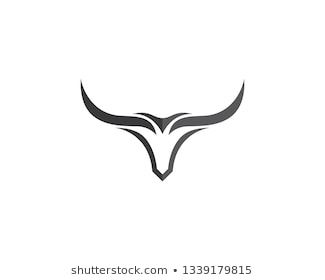 Bull Horn Logo Symbols Template Icons stockvector rechtenvrij 1350400460 Shutterstock