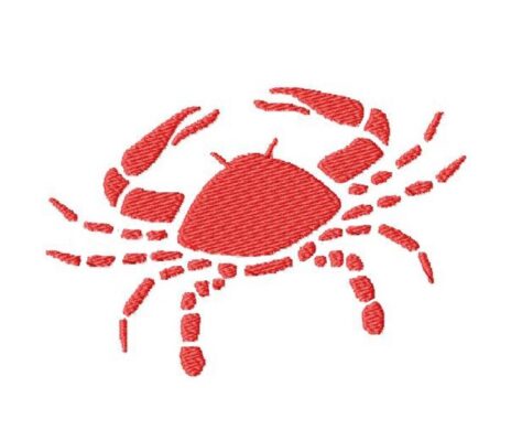 Cancer Zodiac Sign Embroidery Pattern Cancer Embroidery Design Cancer Zodiac Design Zodiac Design Astrology Embroidery Design Crab Sign