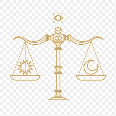 Download premium png of Gold scales libra astrological png sign design element by bird about libra zodiac astrology moon and star 2439815