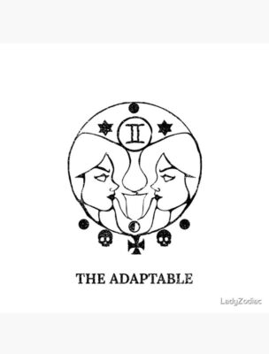 Gemini The Adaptable Zodiac Aesthetic Poster by LadyZodiac