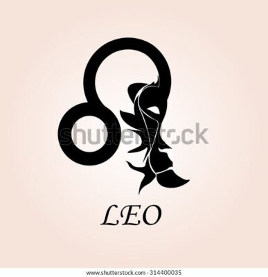 Leo Zodiac Sign Stock Vector Royalty Free 314400035 Shutterstock