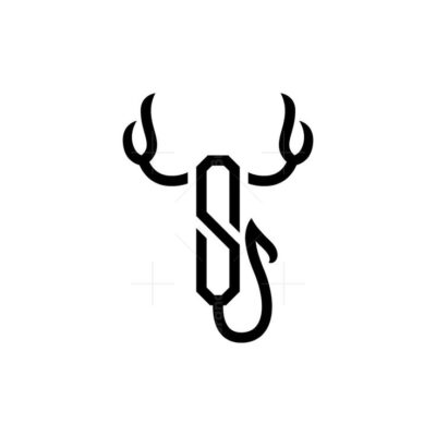 Letter S Scorpion Logo Black Scorpion Logo