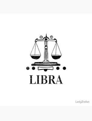 Libra Scales Of Justice Zodiac Aesthetic Poster by LadyZodiac