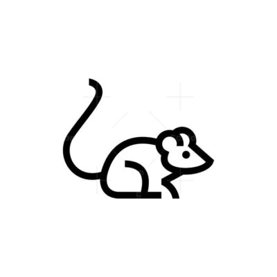 Minimalist Mouse Logo