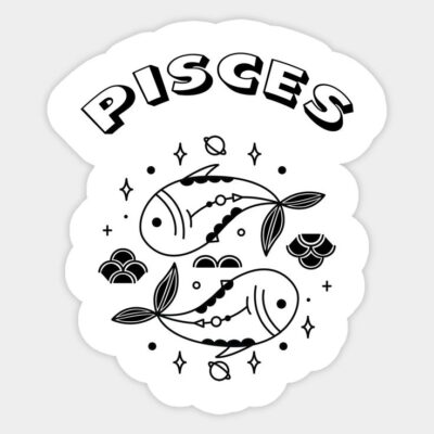 Pisces Sign Sticker