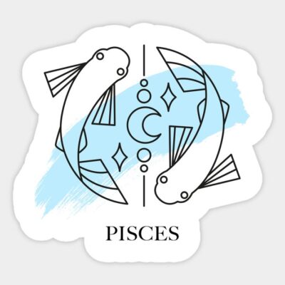 Pisces Sticker Pisces zodiac sign