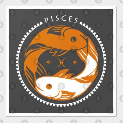 Pisces Zodiac Sign Wall And Art Print 1