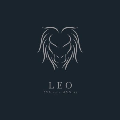 Premium Vector Hand drawn minimalist leo logo