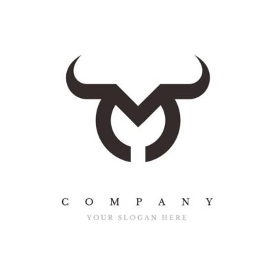 Premium Vector Initial m bull logo design vector