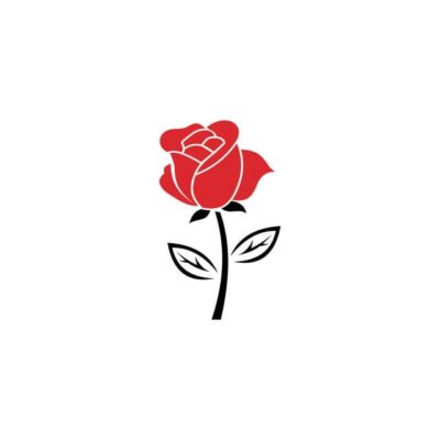 Rose Icon Clipart PNG Images Roses Logo Design Icon Vector Logo Icons Flower Symbol PNG Image For Free Download 1