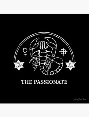 Scorpio The Passionate Zodiac Aesthetic Poster by LadyZodiac