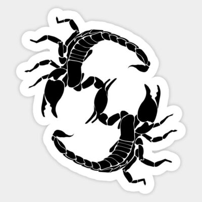 Scorpion Letter S Sticker