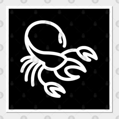 Scorpion Logo Left Chest Wall And Art Print Scorpion sketch