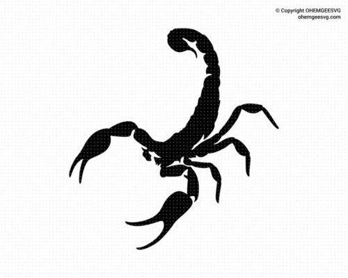 Scorpion Svg Scorpion Png Scorpion Clipart Scorpion Dxf Scorpion Eps Scorpion Cricut Scorpion Cut File Scorpion Silhouette
