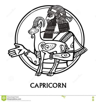 Sumerian Capricorn Logo