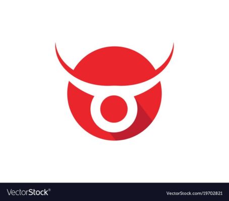 Taurus logo template icon vector image on VectorStock 1