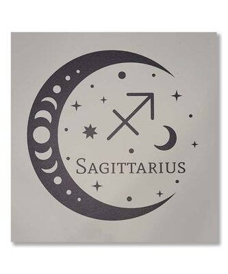 Vanilla Sagittarius Zodiac Framed Wall Sign