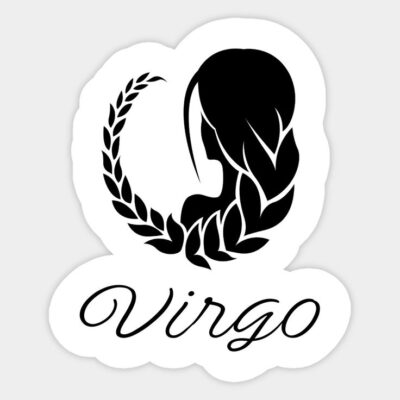 Virgo Sign Sticker Virgo Zodiac Sign
