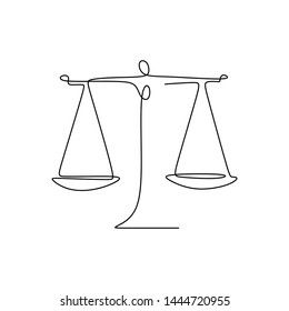 Weight Balance Symbol Libra Law Identity Stock Vector Royalty Free 1444720955 Shutterstock