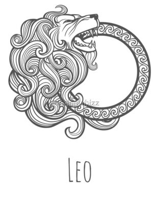 Zodiac Gift Leo Art Print Leo Zodiac Birthday Gift Leo Printable Leo Constellation Horoscope Decor Digital Download by designwhizz Redbubble