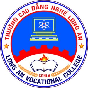In logo trường cao đẳng nghề Long An