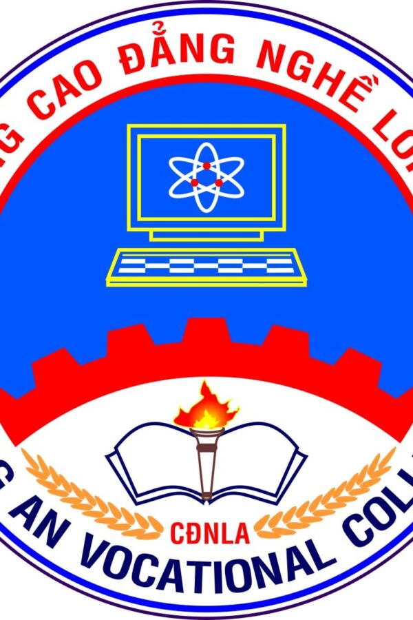 In logo trường cao đẳng nghề Long An
