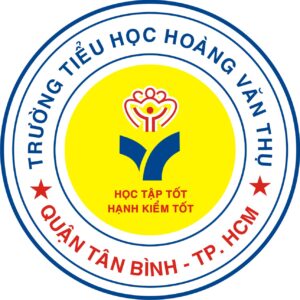 In logo trường tiểu học Hoàng Văn Thụ