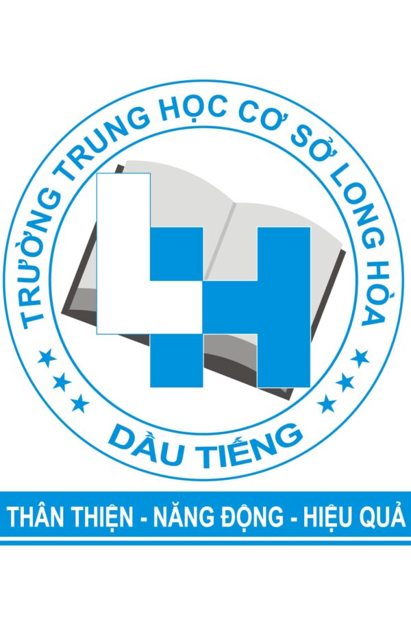 In logo trường trung học cơ sở Long Hòa