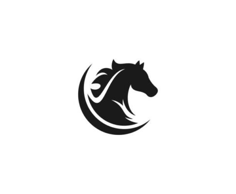8 800 Horse Logo Illustrations graphiques vectoriels libre de droits et Clip Art
