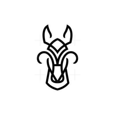 Black Horse Logo Royal Horse Logo Design