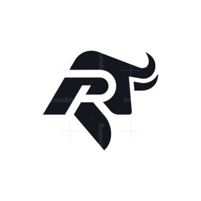 Corporate Letter R Bull Logo