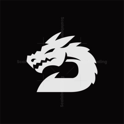 D Letter Dragon Logo 1