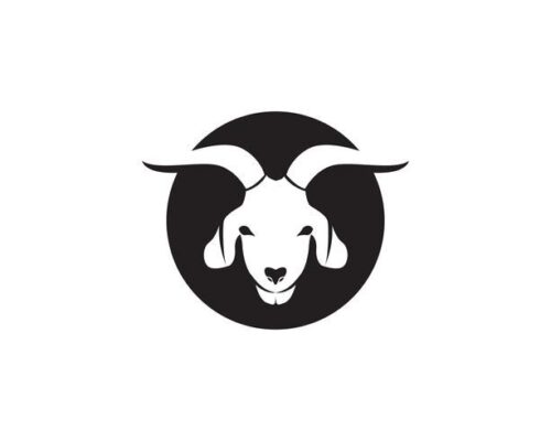 Download Goat black animals vector logo and symbol for free