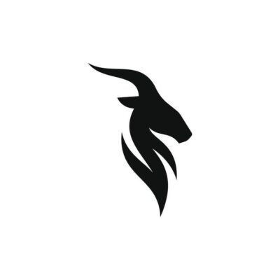 Download goat logo vector design for free