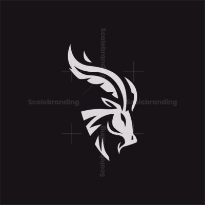 Feather Horn Goat Logo