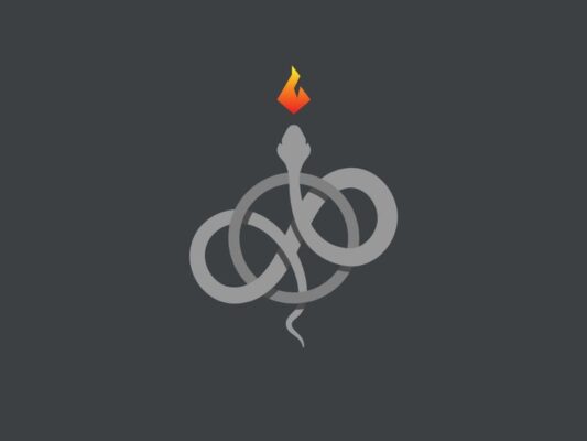 Fire Snake Logo and Tattoo